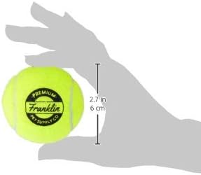 Franklin Sports Ready Set Fetch Squeaker Tennis Ball Dog Toy - 3 Pack