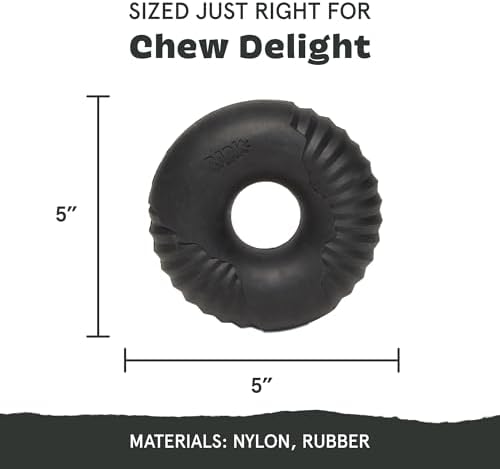 BarkBox Radius Super Chewer - Toy for Large Dogs | Durable Dog Toy for Aggressive Chewers - Vanilla Scented Chew