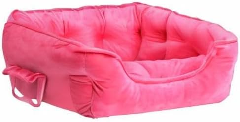 Pink Dog Bed for Small Breeds Breathable Princess Bowknot Puppy Cat Cushion