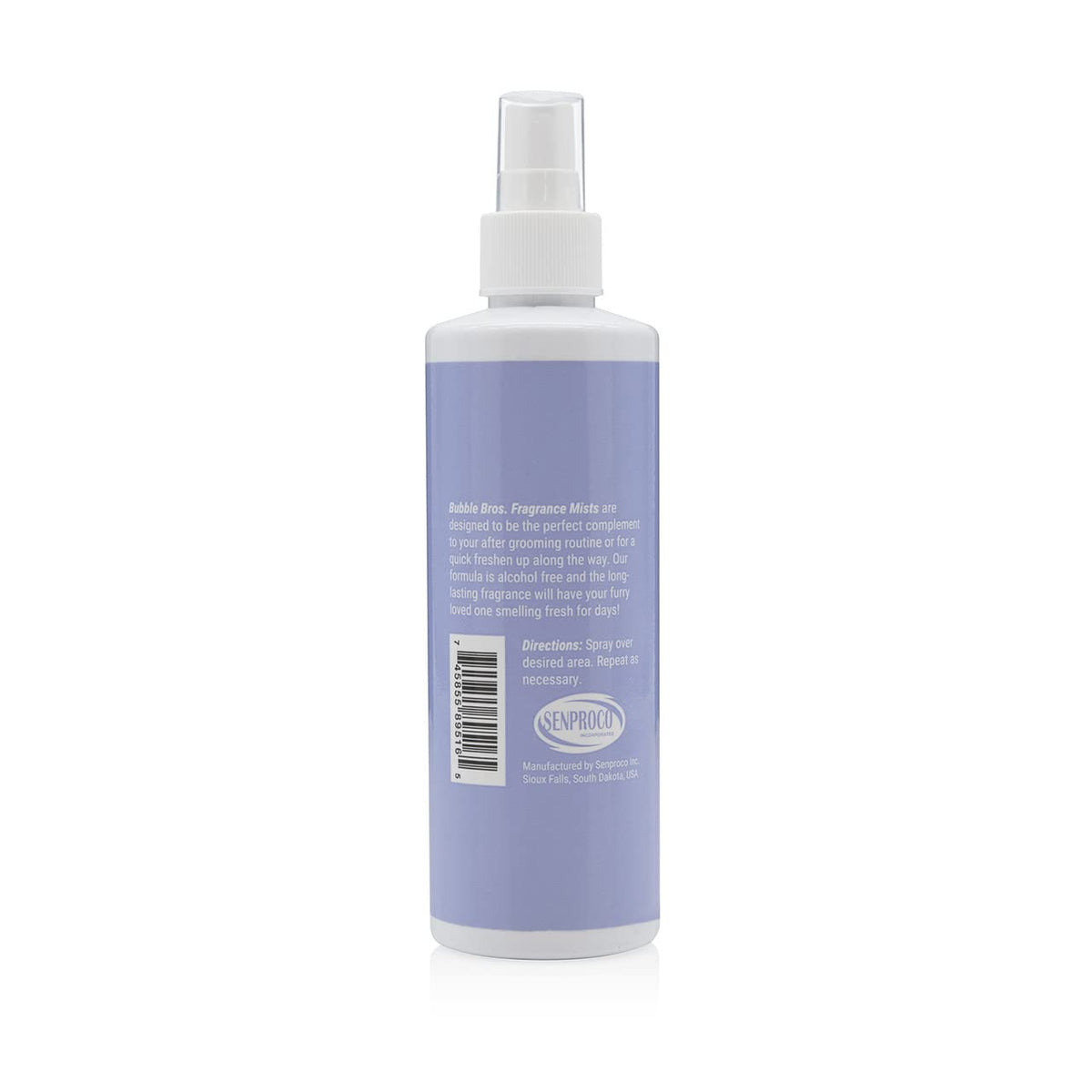 Bubble Bros. Fragrance Mist Pet Grooming Cologne, 8 oz - Natural, Professional Groomer Grade, Perfume Deodorant for Dogs and Cats, Long Lasting, Deodorizing (Vanilla)