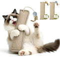 (2-Pack) Refillable Catnip Kicker Toy Kits, Washable Sisal Cover, 60g Catnip Pouch Each, Two Sisal Balls, Side Holes for DIY Teasers, Reinforced Stitching, Natural Odor Free Materials