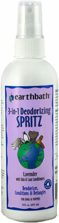 earthbath Lavender 3-in-1 Dog Deodorizing Spray - 8 oz (1 Pack)