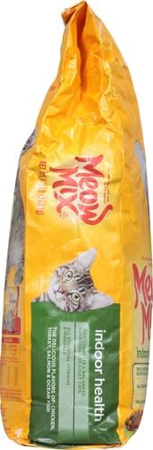 Meow Mix Indoor Health Dry Cat Food Bag, 6.3 Pound (Pack of 4)