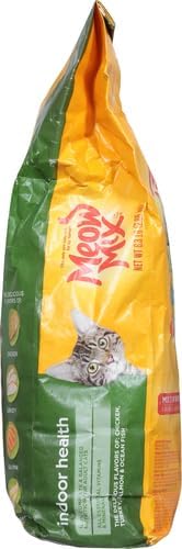 Meow Mix Indoor Health Dry Cat Food Bag, 6.3 Pound (Pack of 4)