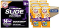 Bundle of ARM & HAMMER Clump & Seal Slide Platinum Multi-Cat Clumping Cat Litter, 18 lbs + ARM & HAMMER Cat Litter Deodorizer Double Duty, 30 oz, 6 Pack