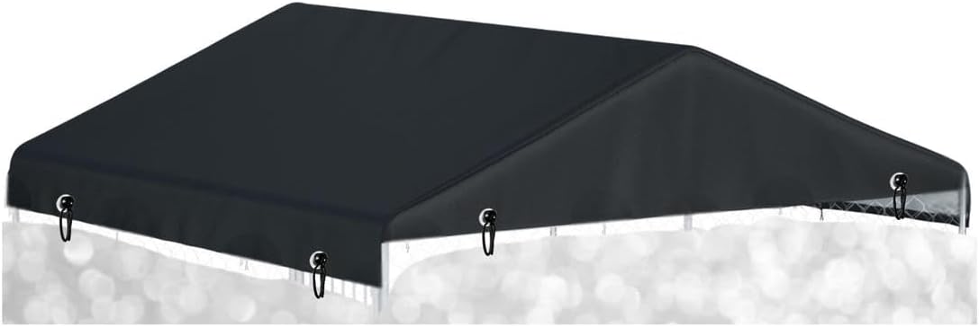 Outdoor Dog Kennel Cover 4.2 ft x 4.2 ft Replacement Covers（Without Frame）
