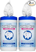 Squishface Wrinkle Wipes – 5”x7” Large Dog Wipes - Deodorizing, Tear Stain Remover – Great for English Bulldog, Pugs, Frenchie, Bulldogs, French Bulldogs & Any Breed! (80 Count) (Pack of 2)
