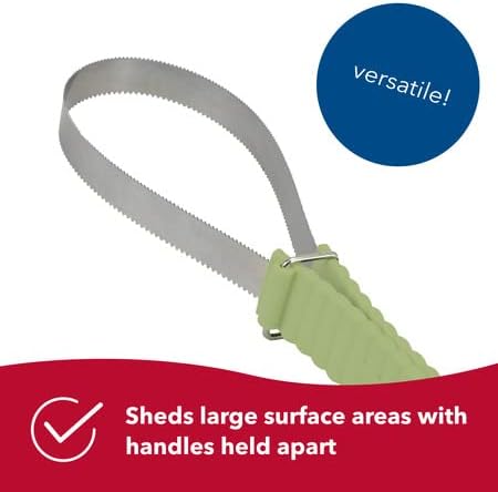 Coastal Pet Safari Dual-Sided Dog Shedding Blade - Stainless Steel Grooming Blade for Thick Coats - For Dogs with Short and Long Hair - Medium-Large - 10" x 3.25" 