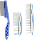 We Love Doodles Flea Comb for Dogs and Metal Dog Grooming Comb | Dog Face Comb | Fine Tooth Tear Stain Remover Metal Comb | Removes Tangles & Matts | Dematting Pet Combs | Detangler for Matted Hair
