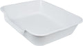 Extra Large Low Entry ABS Cat Litter Box, Light Gray, 24" L x 20" W, 1 Pack | Durable low entry litter box, non-stick, odor-free, ideal for seniors, kittens, rabbits, large cats and multi-pet homes.