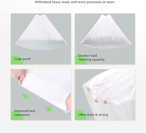 Cat Litter Box Bags, 120-Pack, 55 * 30CM,Compatible with PURA X, PURA MAX and PURA MAX 2 Self-Cleaning Litter Box