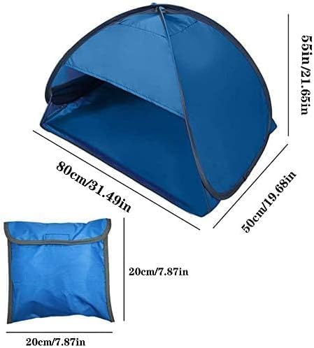 Beach Sun Shelters,Instant Sun Shade Canopy Head PopUp Canopy Automatic Shade Tent for Camping Fishing Hiking Picnic Portable Shelter Windproof Waterproof with Mobile Phone Stand, 80cm