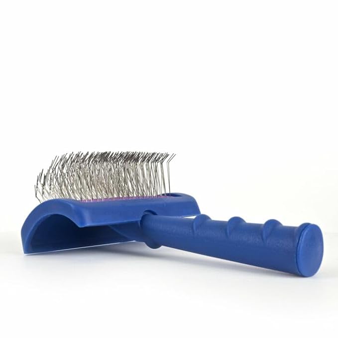 Show Tech Tuffer Than Tangles LongReach Medium, Slicker Brush for Dog Grooming, Dog Brush for Doodle Breeds, Dematting, Remove Undercoat