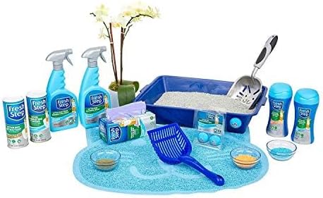 Fresh Step Cat Litter Crystals Deodorizer, Fresh Scent, 15 Oz, 12-Pack