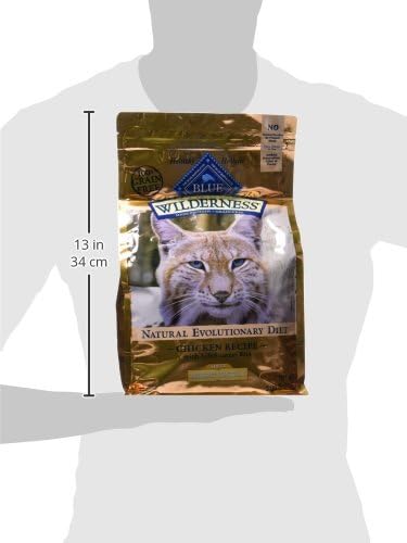 Blue Buffalo Wilderness Chicken Weight Control Dry Cat Food, 5 lb