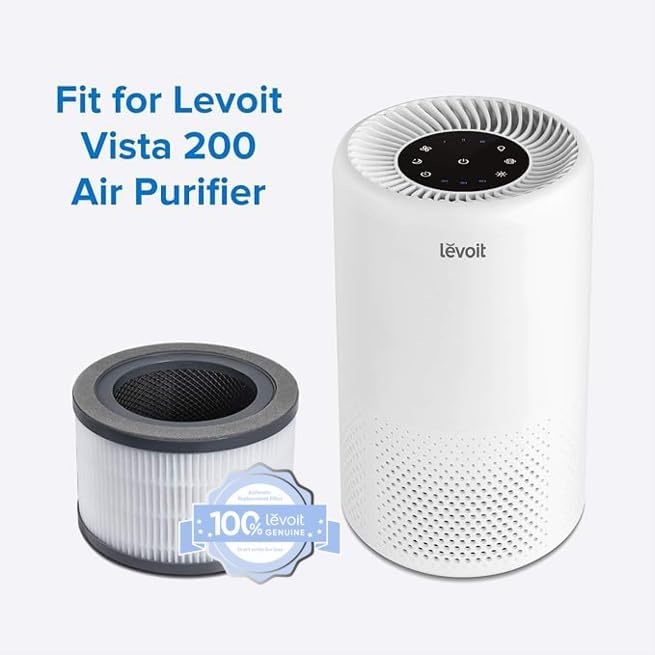 Levoit Vista 200 Air Purifier Replacement Filter, Genuine Air Filters