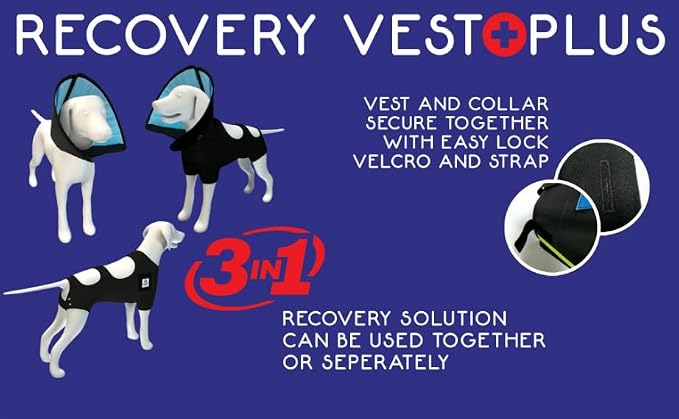 Recovery Vest Plus w Detachable Collar (Small)