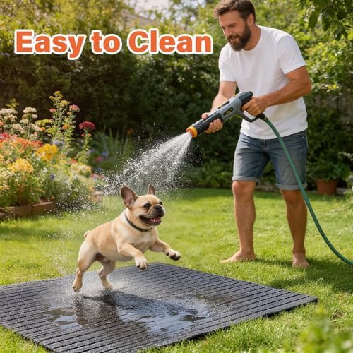 Mat for Under Dog Crate，Pad Dog Crate Mat Liner Floor Protector Washable Absorb Non-Slip Waterproof for Kennel Training, Protects Floors Easy Clean Cuttable