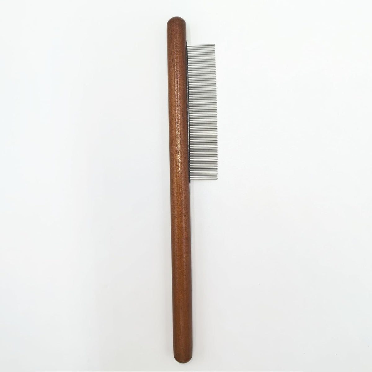 3-Pack Wood Pet Grooming Comb, Stainless Steel Flea Comb