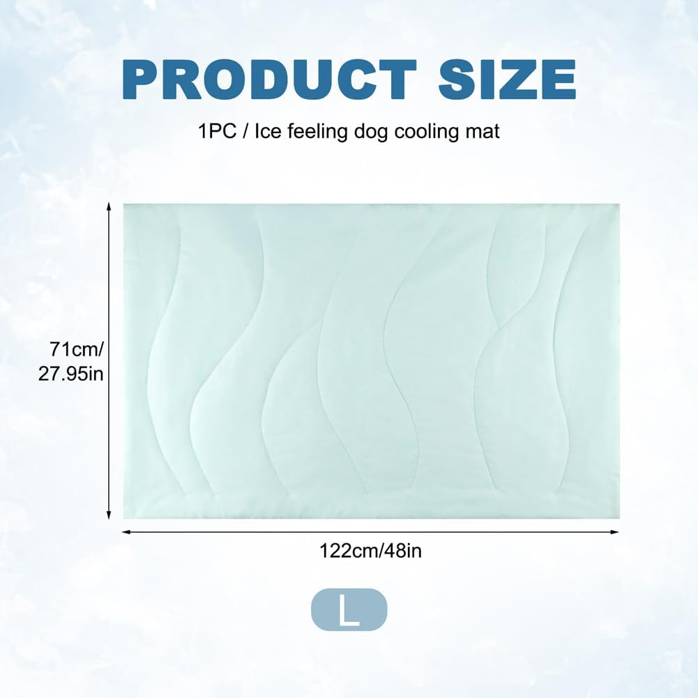 Dog Cooling Mat for Large Dogs, Double-Sided Waterproof Cooling Pad