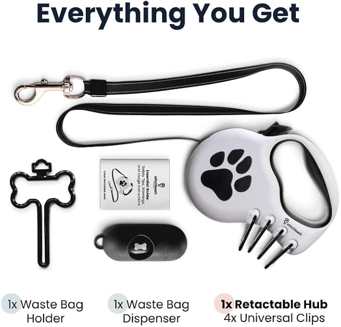 Award-Winning Modular Retractable Dog Leash for Large Dogs