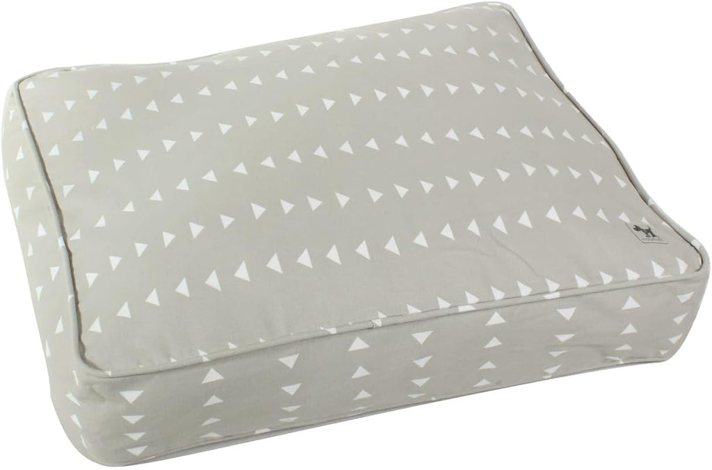 Molly Mutt Light Gray Dog Bed Cover, Non-Toxic & 100% Cotton, 22"x27"x5"