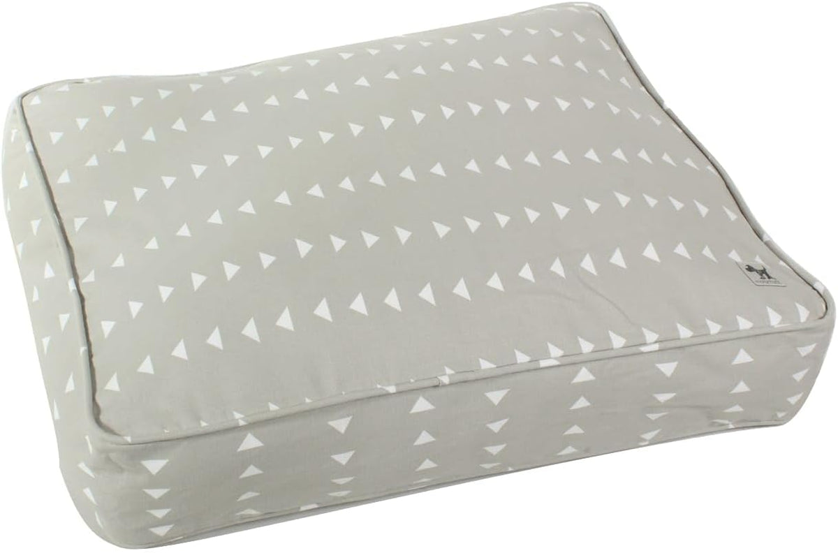 Molly Mutt Light Gray Dog Bed Cover, Non-Toxic & 100% Cotton, 22"x27"x5"