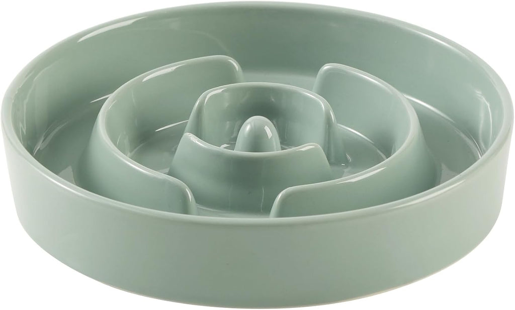 Havniva Ceramic Slow Feeder Dog Bowls, 9.5 in Slow Feeder for Large Breed