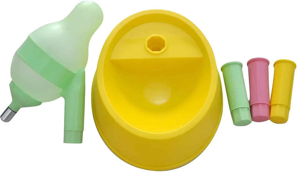 NACOCO Pet Standing Water Dispenser Cat Dog Standing Bowl with Detachable Pole Automatically Feeding Water Height Adjustable 
