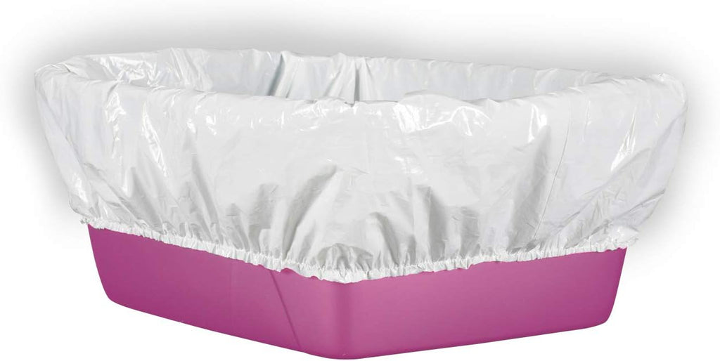 Alfapet Elastic Cat Litter Box Liners - Extra Giant 10 Count - Tear-Resistant Cat Litter Bags - Waterproof Kitty Litter Liners - Fits Litter box Pan Sizes XL, Giant, X-Giant, 37" x 18", 20 lb Capacity
