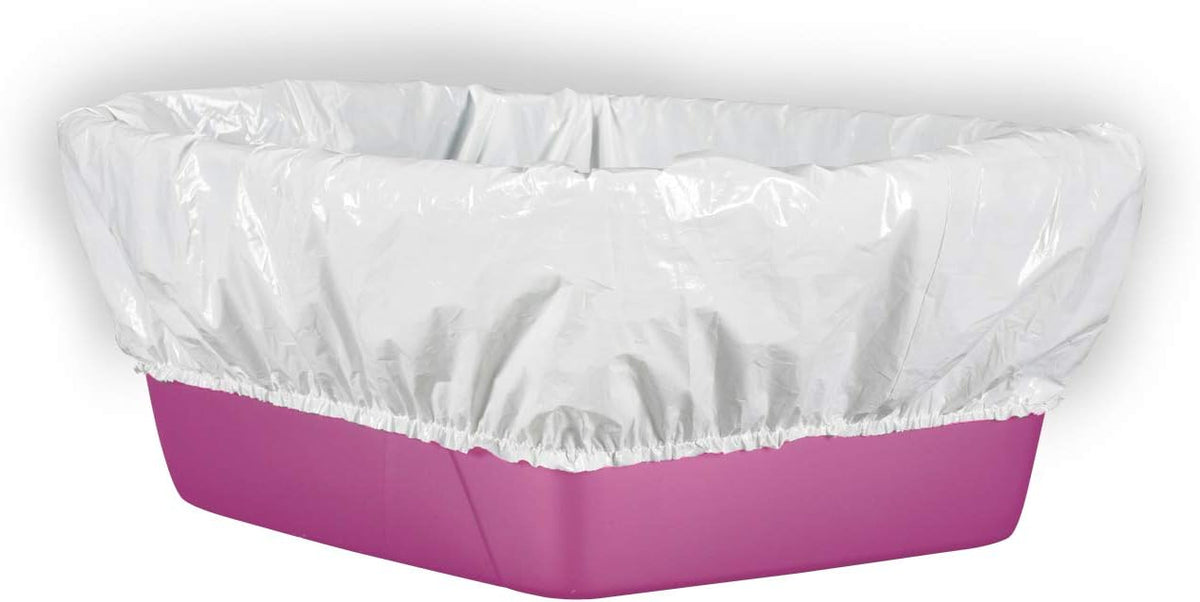 Alfapet Elastic Cat Litter Box Liners - Extra Giant 10 Count - Tear-Resistant Cat Litter Bags - Waterproof Kitty Litter Liners - Fits Litter box Pan Sizes XL, Giant, X-Giant, 37" x 18", 20 lb Capacity