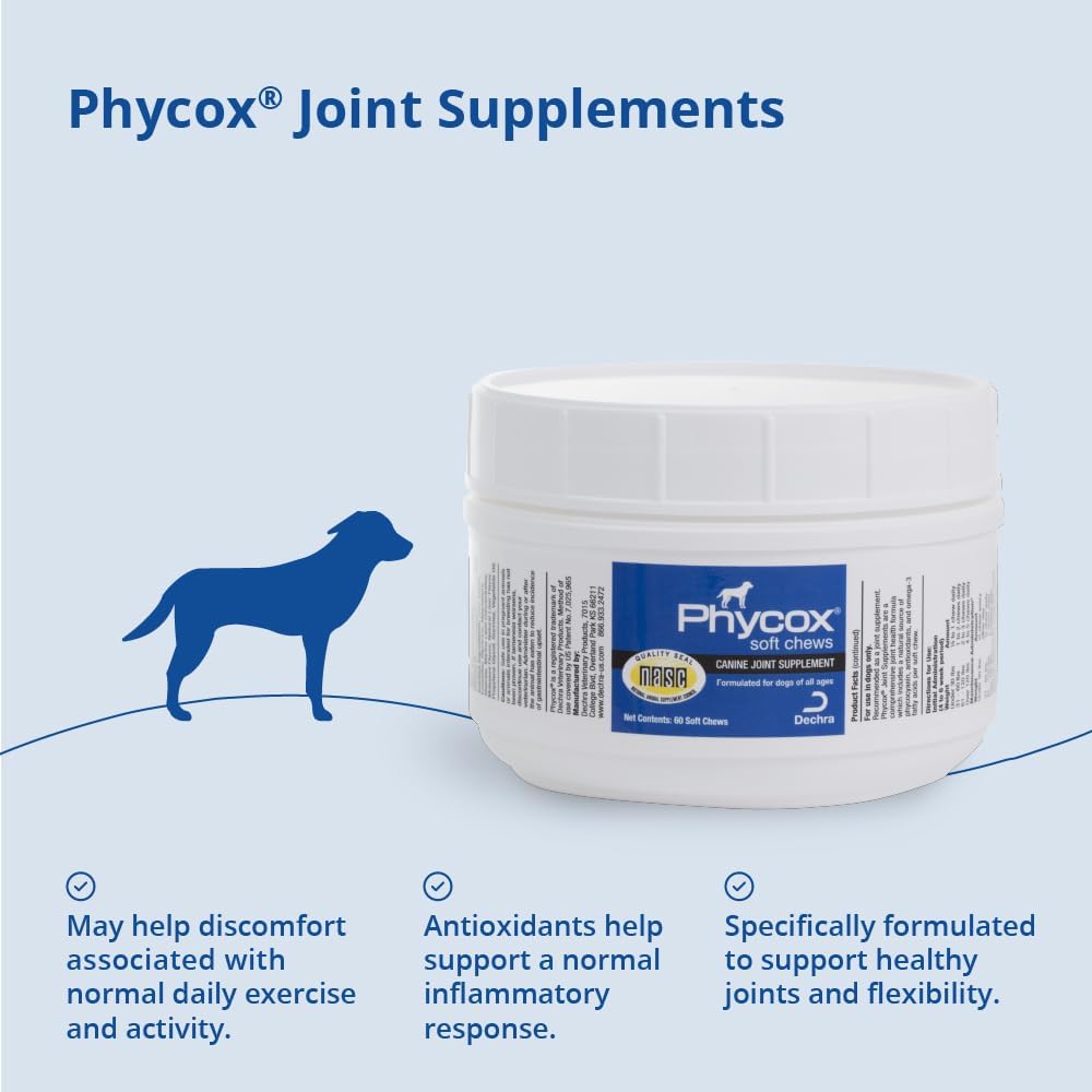 Phycox® Joint Supplement Soft Chews for Dogs, 60 Chews