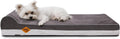 Laifug Orthopedic Dog Bed, Grey 34''x22''x5.5'', Memory Foam