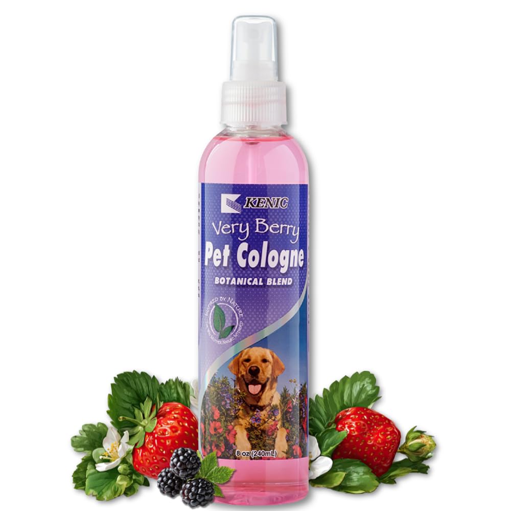Kenic Pet Cologne, Long Lasting Scented Dog & Cat Deodorizing Spray, Freshens, Neutralizes and Shines Coat Between Baths, Made in USA