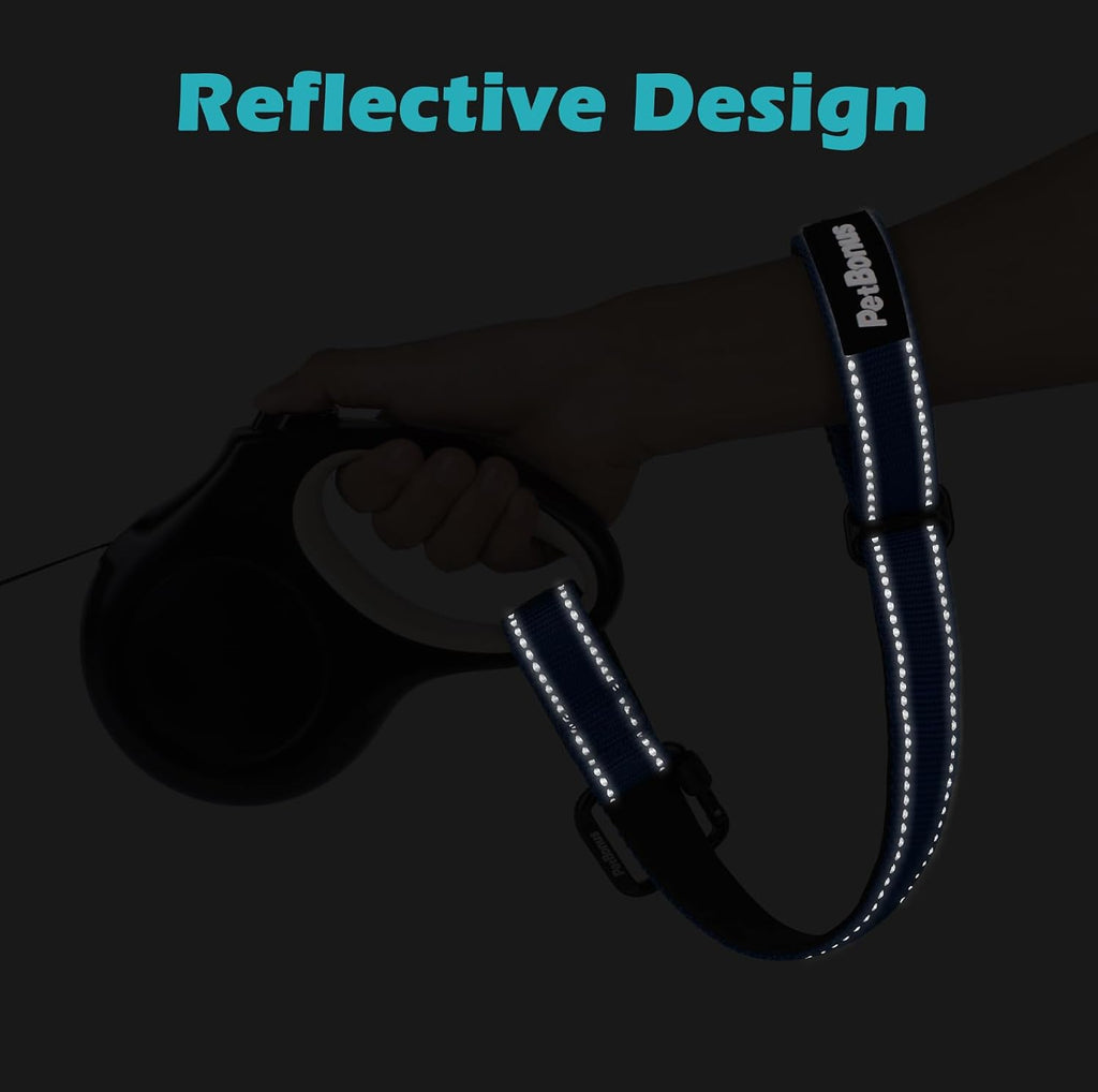 PetBonus Dog Leash Wrist Strap with Lockable Clip for Dog Retractable Leash