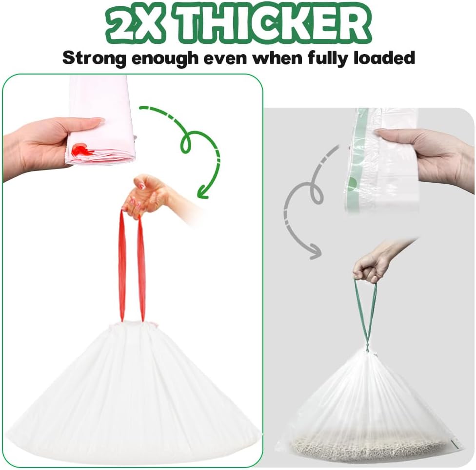 SZEE 2X Thicker Automatic Cat Litter Box Bags Fit for Litter Box Robot 3/4