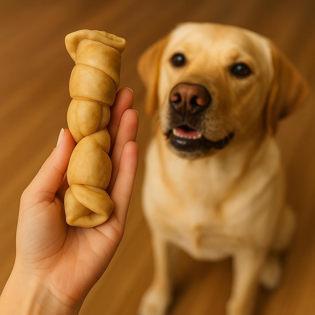 Wild Eats Water Buffalo Retriever Style Cheek Rolls Dog Chews, Pack of 5, 1.05lbs, for All Dog Breeds