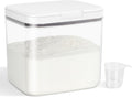 4.75 Qt Rice Flour Container Dog Food Storage Holder with Flip-up Lid Scoop
