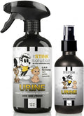 The Stink Solution Urine Odor Eliminator Spray, WeeWee Fresh, 16 oz & 4 oz