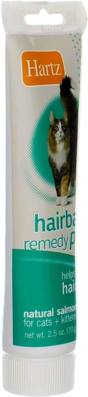 Hartz Hairball Remedy Plus Salmon Flavored Paste for Cats and Kittens, 2.5 Ounce (Pack of 24)