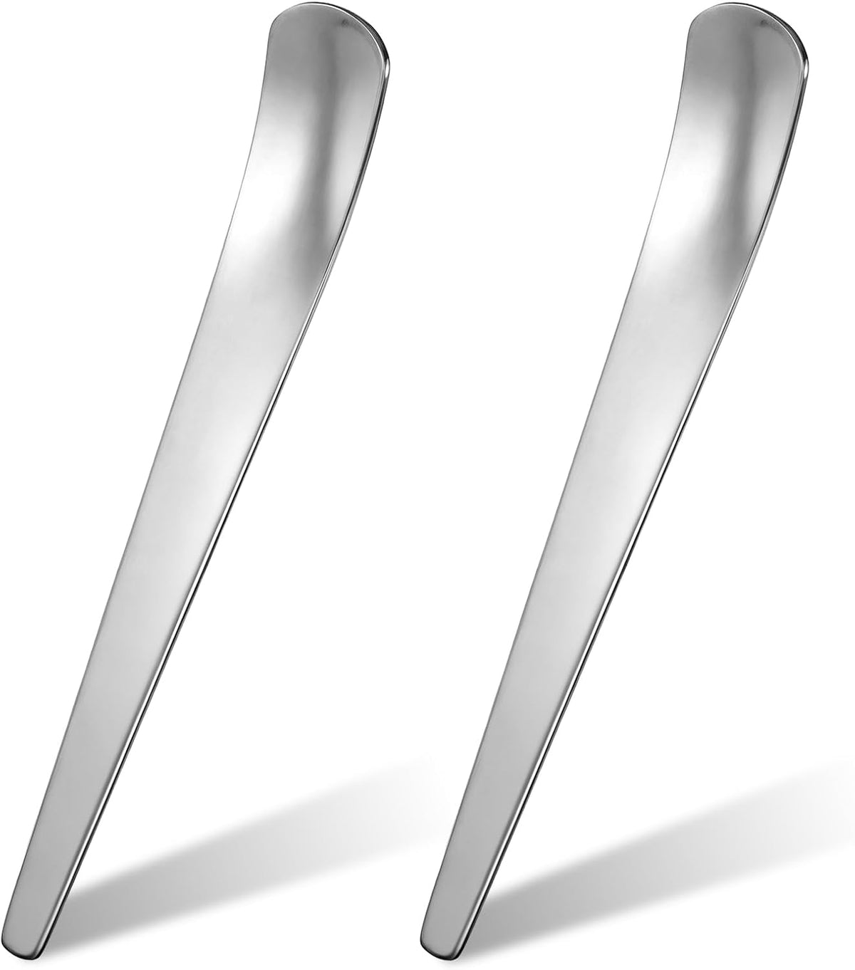 2 Pcs Dog Cat Spoon Pet Can Spoons Stainless Steel Can Scoop Portable Pet Feeding Spoon Long Handle Food Scoop Wet Food Storage Feeder for Wet Foods and Cans
