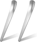 2 Pcs Dog Cat Spoon Pet Can Spoons Stainless Steel Can Scoop Portable Pet Feeding Spoon Long Handle Food Scoop Wet Food Storage Feeder for Wet Foods and Cans