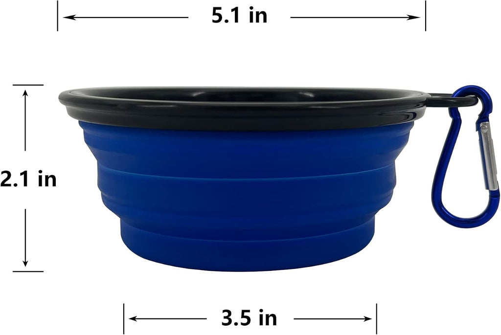 Collapsible Dog Bowl, 10 Pack, Portable, Safe, Reusable, Suitable for Indoor and Outdoor Activities