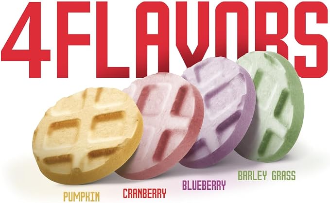 Chicken Waffle Freeze Dried Cat & Dog Treats, 4 Flavors, 2.1oz