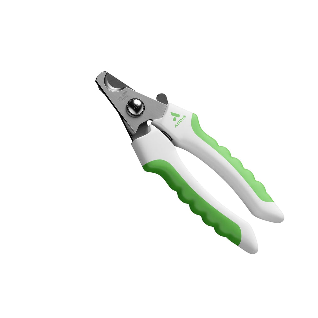 Andis 68575 Animal Nail Cutter for Small Breeds, White/Green
