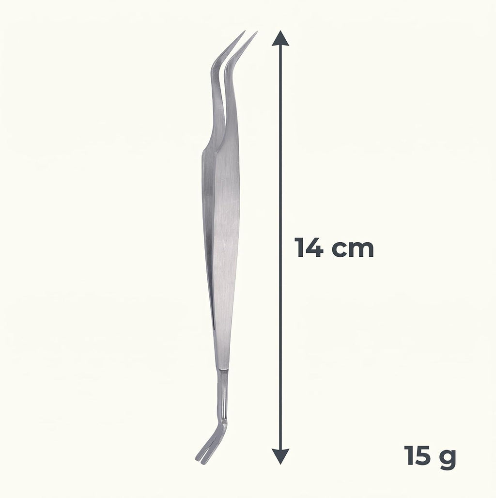 Jinshining Silver 2 in 1 Tick Removal Tool for Pets,Stainless Steel Professional Tick Tweezers Ticks Remover for Dogs, Cats and Humans,Flea and Tick Control,Tick Remover Tools