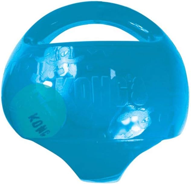 KONG Jumbler Ball, Interactive Fetch Toy, for Medium/Large Dogs, Assorted | Interactive Fetch Toy with a Tennis Ball Inside, Great for Engaging Dog & Puppy Playtime, Color May Vary
