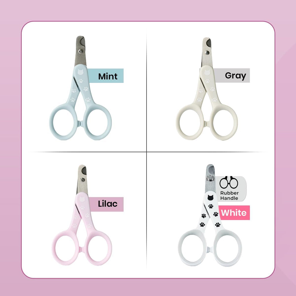 Necoichi Purrcision Stainless Steel Cat Nail Clipper, Made in Japan (Lilac)