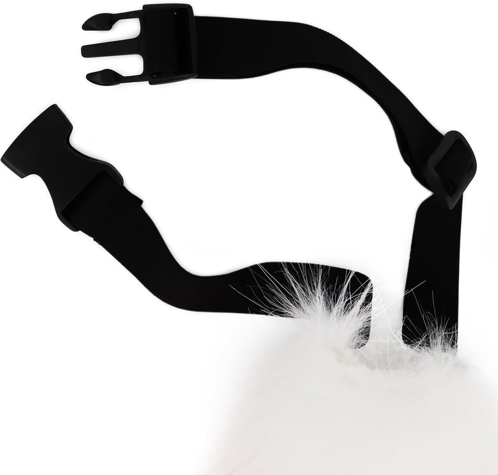 COSYEARS Animal Cat Wolf Fox Dog Faux Fur Tail for Halloween Party Cosplay Costume Accessories