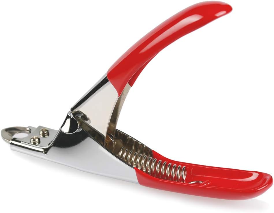 Dog Cat Pets Nail Clippers, Professional Pets Claw Trimmer with Free Nail File, Sharp Stainless Steel Blade, Sturdy Non Slip Handles - for Safe, Professional at Home Grooming 